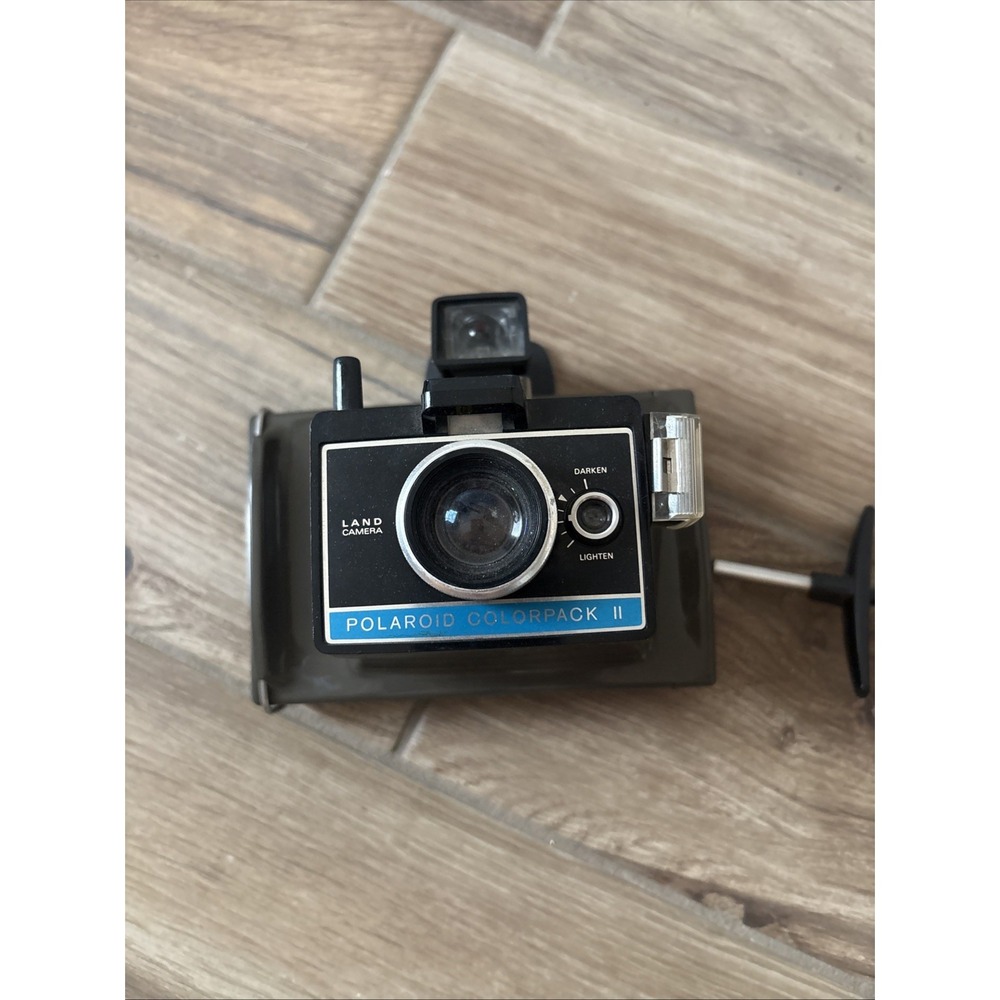 Vintage Polaroid Land Camera Colorpack II Instant Film Camera Untested Black